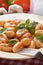 Gnocchi di patata with basilico and tomato sauce