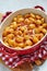 Gnocchi with tomato sauce and parmesan cheese