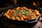 gnocchi tossed with homemade tomato sauce in a pan