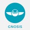 Gnosis GNO cripto currency vector logo