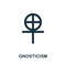 Gnosticism icon. Simple element from religion collection. Creative Gnosticism icon for web design, templates, infographics and