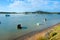 Gnunguru idyllic bay with dinghies