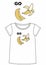 Go bananas print for t-shirt