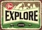 Go explore retro sign design