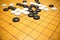 Go game or Weiqi Chinese board game