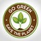 go green emblem save the planet