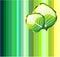 Go Green Leaf Background