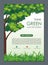 Go Green, Save Nature Flyer, Banner or Pamphlet