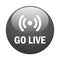 Go live button