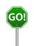 Go road sign