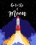 Go to the moon poster