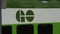 go train transit mass transportation system green logo on white background
