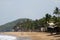 GOA India Beach, beautiful with palm trees