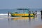 Goa, India, December 10, 2023 - Unidentified tourists enjoying at Arabian sea during the morning time in Calangute beach Goa,