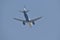 GoAir airlines approaching at Ahmedabad Airport