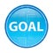 Goal floral blue round button