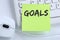 Goal goals success aspirations growth business concept mouse
