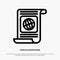 Goal, Objectives, Target, World, File Line Icon Vector