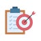 Goal Oriented icon vector image.