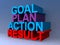 Goal plan action result on blue
