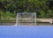 Goal post in futsal court