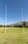 Goal posts on a rugby pitch in South Africa