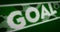 Goal title on big green LED display