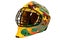 Goalie Mask with flames