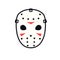 Goalie mask icon.