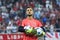 Goalkeeper Sven Ulreich holding balls during the UEFA Champions