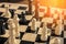 Goals and ambitions in chess battle with a glimmer of hope and w