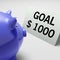 Goals Dollars Shows Aim Target And Plan