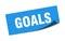 goals sticker.