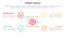 goals or target infographic with circle symmetric point list concept for slide presentation template