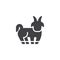 Goat Chinese zodiac vector icon