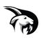 Goat face logo icon side profile