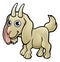 Goat Farm Animals Cartoon Character