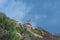 Goat over a rock in Asinara national park, sardinia