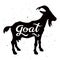 Goat silhouette 002