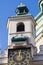 Goats fighting on the tower - symbol of Poznan, Poland