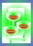 Goblets of drinks