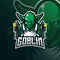 Goblin mascot logo design vector with modern illustration concept style for badge, emblem and tshirt printing. goblin illustration