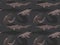 Goblin Shark Cartoon Background Seamless Wallpaper