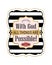 With God all things are possible.Biblical striped black and white golden sticker with verse.Christian print design for t-shirt.