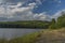 God blessing pond in Kynsperk nad Ohri town in west Bohemia