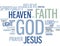 God Faith Word Cloud