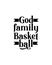 God family basketball.Hand drawn typography poster design