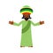 God ganja. idol Jah gives rasta. Reggae Rastafarian hat and dreadlocks. Rastaman deity. Jamaican deity brings gifts