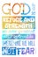 God is our refuge and strength Psalm 46:1-2 - Poster with Bible text quotation