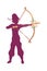 God rama archery silhouette hindu religion